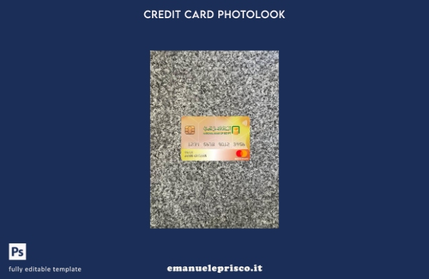 stile verificato Modello frontale photolook mastercard della banca nazionale egi